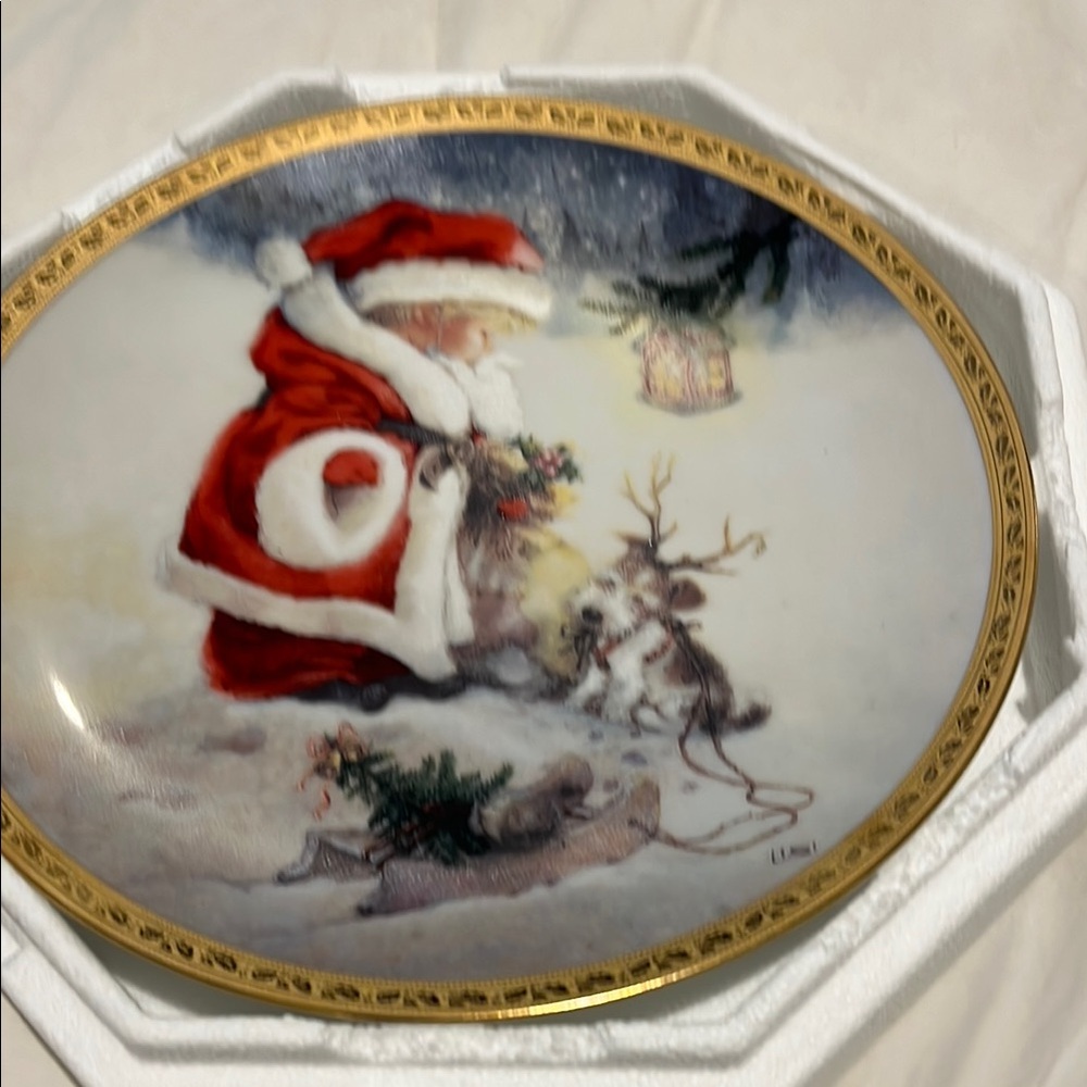 Santa’s Littlest Reindeer.  Hamilton Collection.